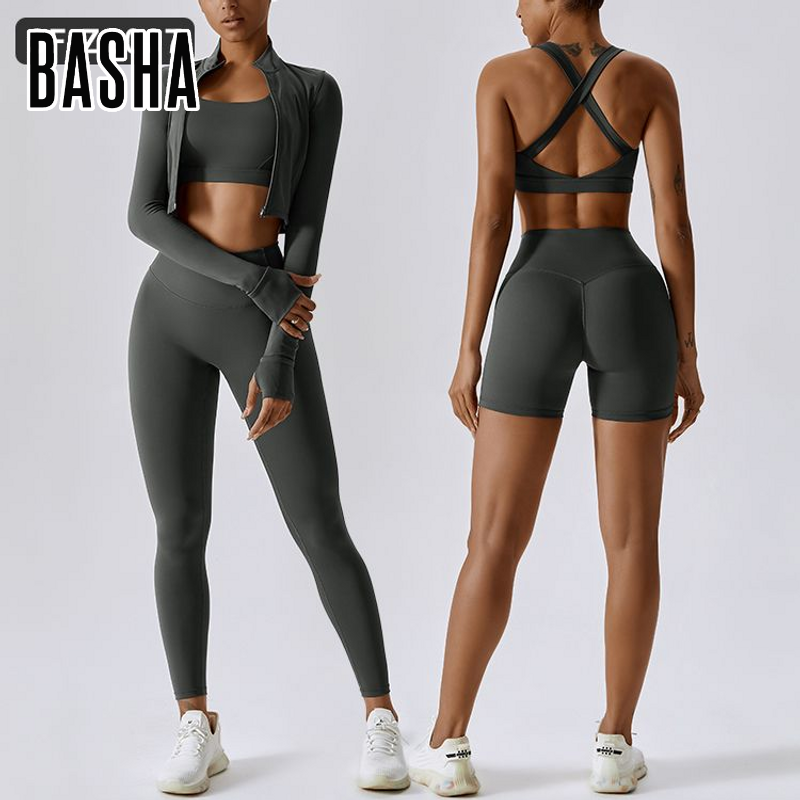 Custom Ladies Sports Clothes Suit Seamless Women Sportswear Girls Clothing Sets Gym Fitness Sets Women's Yoga Wear Sets