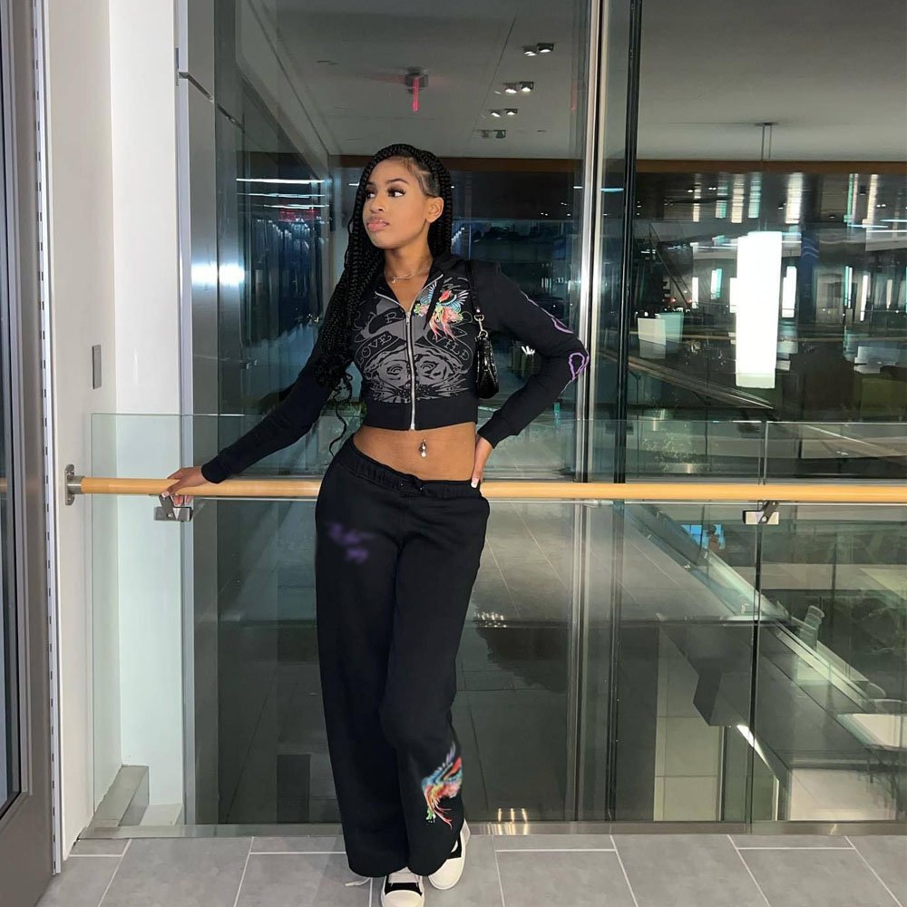 Zip Up Cropped Hoodies Set Jogger Tracksuit Blank Velour Women Tracksuit Custom Rhinestone Sexy Two Pieces Set Velvet Sweatsuit