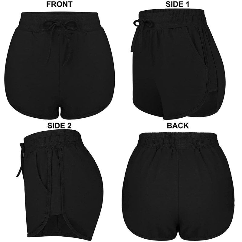 New Summer Biker Sports Shorts Elastic Drawstring cotton Women Candy Snack Shorts for Girls Lady Sexy Hot Snack Shorts