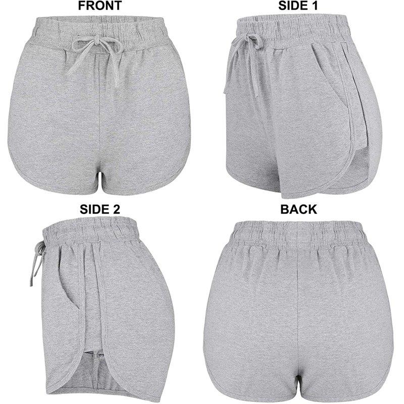 New Summer Biker Sports Shorts Elastic Drawstring cotton Women Candy Snack Shorts for Girls Lady Sexy Hot Snack Shorts