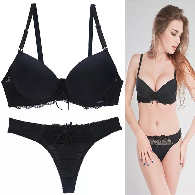 stock wholesale bra penty set for women lingerie 2022 plus size women's underwear women bra and panties sets ladies bra set