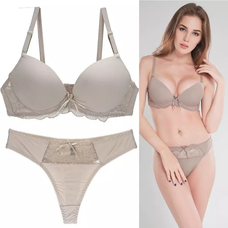 stock wholesale bra penty set for women lingerie 2022 plus size women's underwear women bra and panties sets ladies bra set