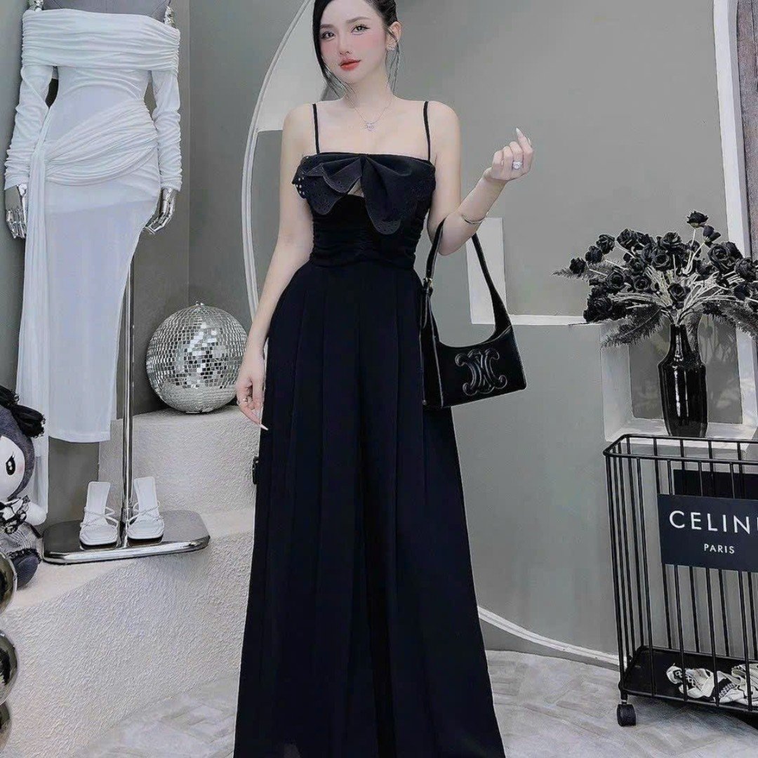 Clothes for Women Set elegant long Factory Natural Washable Customized Packaging Vietnam Manufacturer Set long for girl 2 p