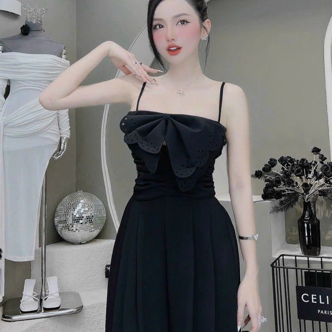 Clothes for Women Set elegant long Factory Natural Washable Customized Packaging Vietnam Manufacturer Set long for girl 2 p