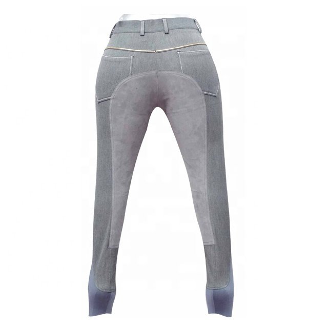 Ladies Denim Pants Decorative Pants With Crystal Detail Wholesale