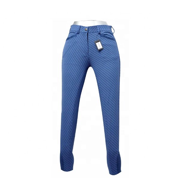 Ladies Denim Pants Decorative Pants With Crystal Detail Wholesale