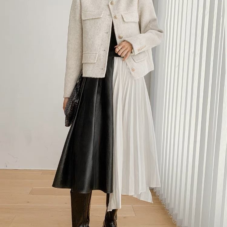 Custom New Arrivals Winter and Autumn Long-Sleeved Wool Coats for Ladies Women