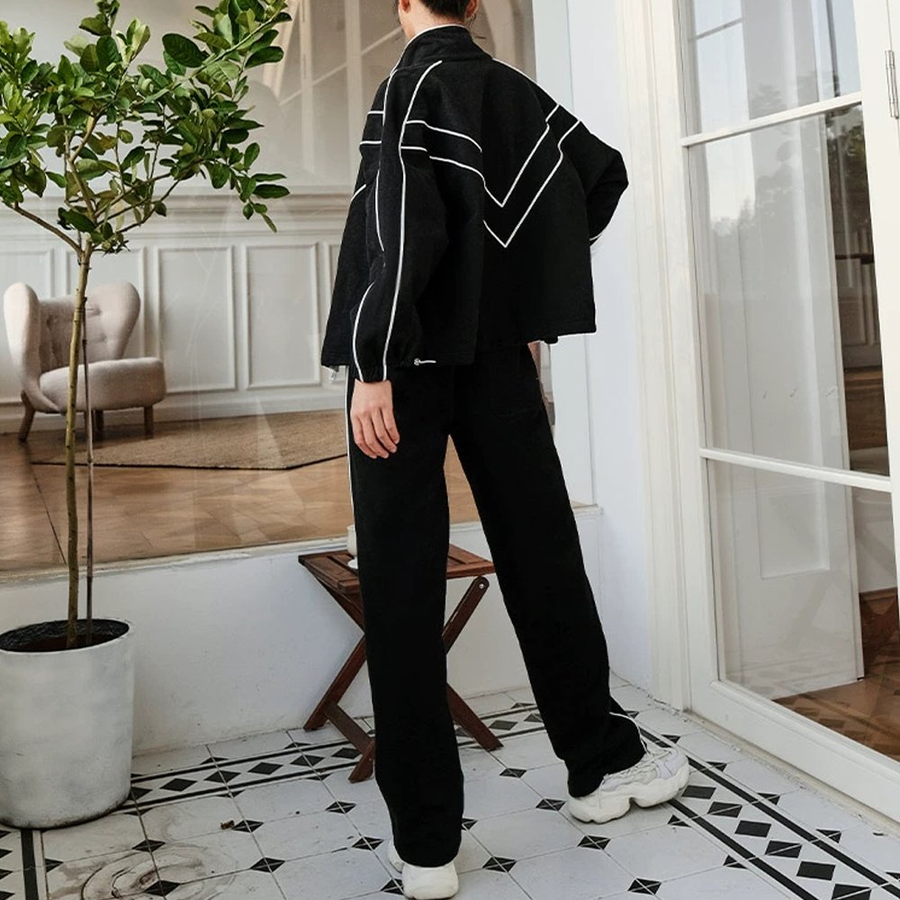 Women tracksuit sweatsuit set casual 2 piece jogger set women fleece custom women's sets