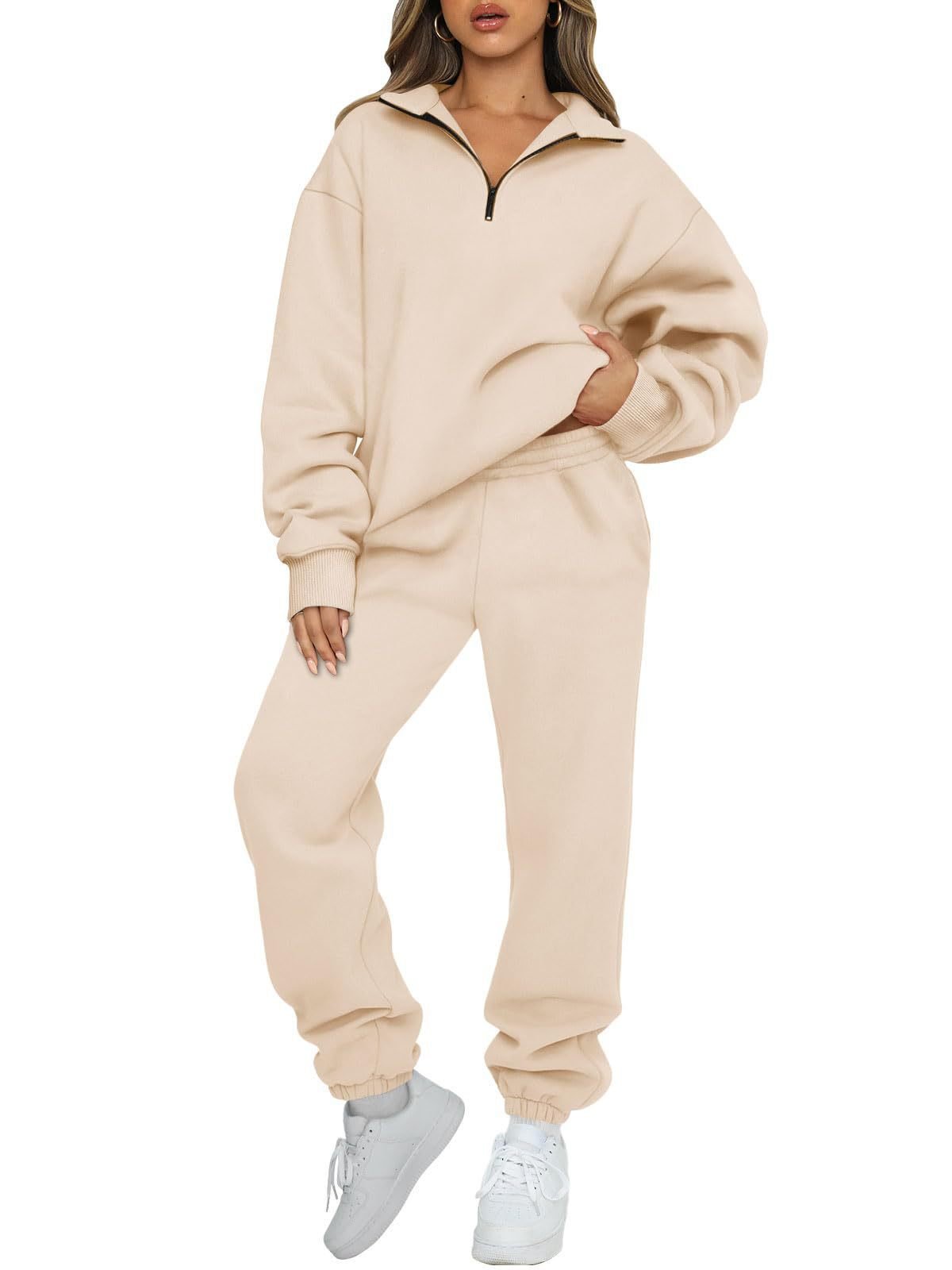 Wholesale Sexy Elegant Zip Tracksuits Sports Custom Logo 3d Embroidery Plus Size Plain Outfits Two Piece Jogger Women'S Sets