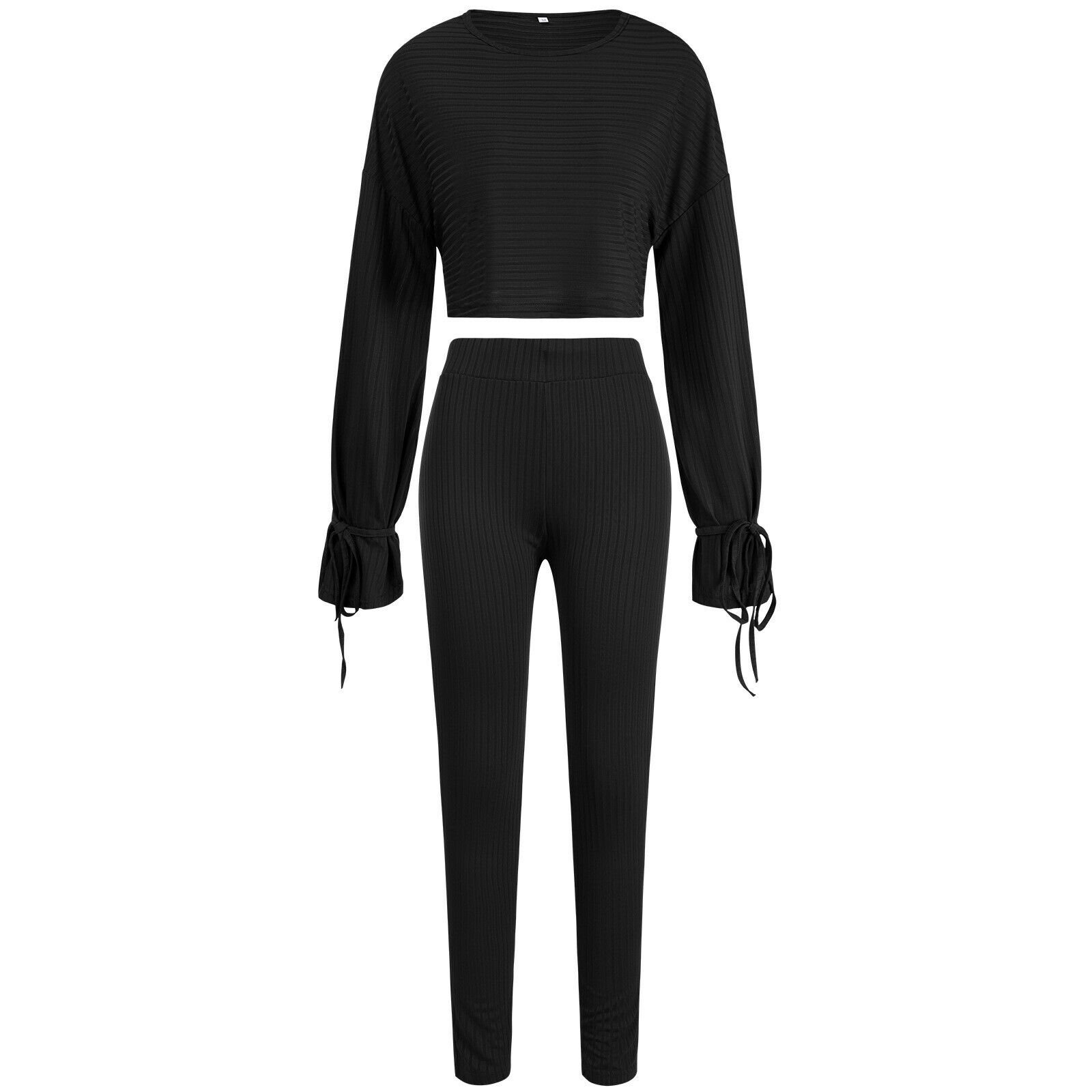 Women Casual Tracksuit 2 Piece Jacket and Elastic Waist Women Tracksuit Sets