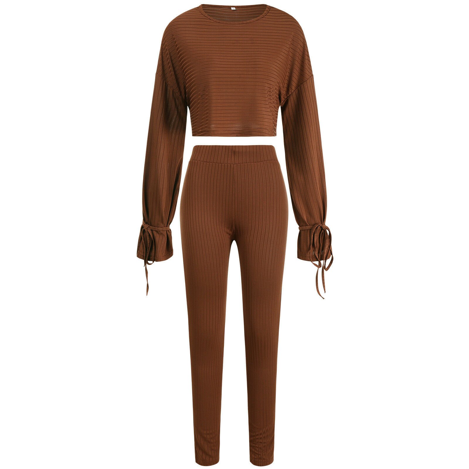 Women Casual Tracksuit 2 Piece Jacket and Elastic Waist Women Tracksuit Sets