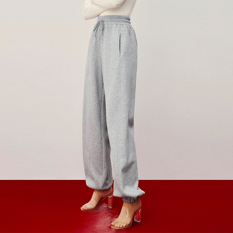 F240099 Custom Women's Sets Two Piece Outfits Clothing Set Oversize Loose 1/4 Zip Up Hoodie Sweatpants Jogger Tracksuit Set