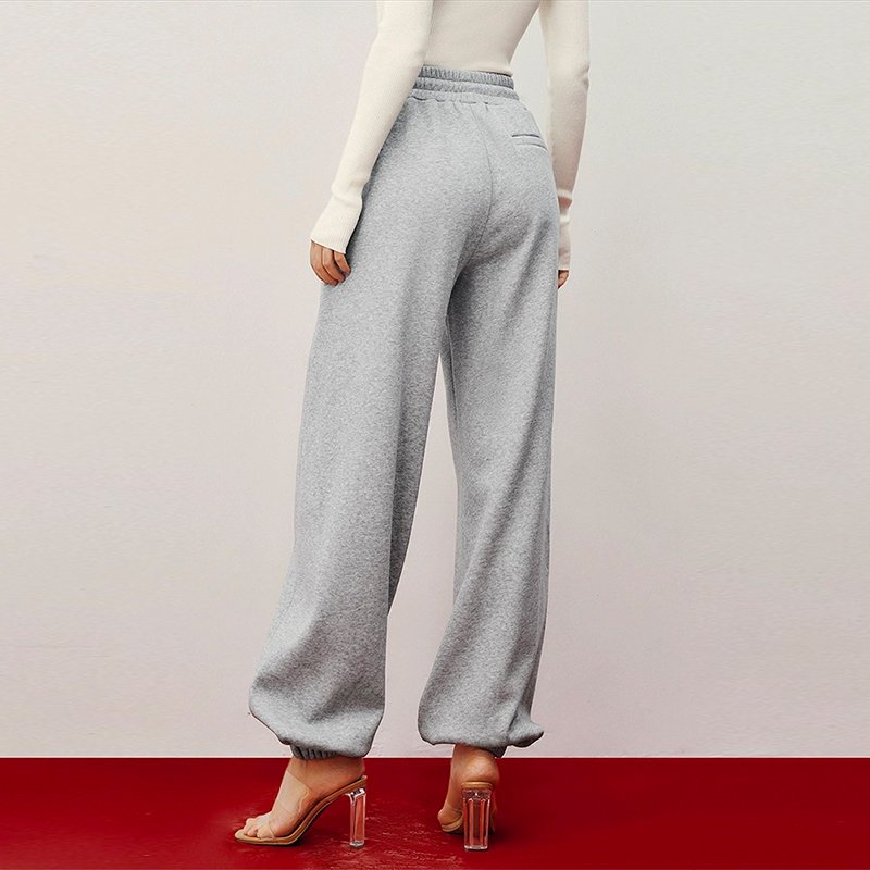 F240099 Custom Women's Sets Two Piece Outfits Clothing Set Oversize Loose 1/4 Zip Up Hoodie Sweatpants Jogger Tracksuit Set
