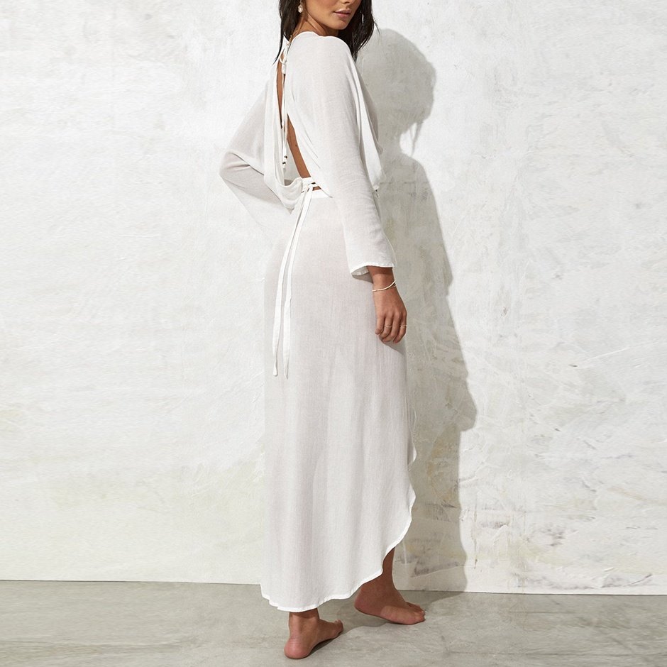 Sexy Cross-Wrap V-neck Backless Bodycon Plus Size Women's Sets Two Piece Set