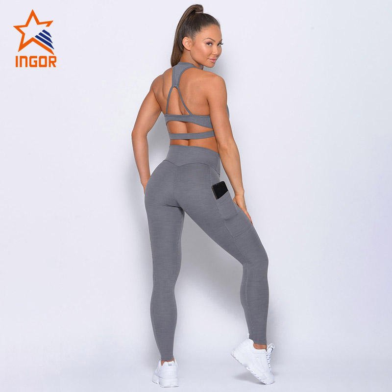 Custom Active Women Yoga Fitness Workout Yoga Sports Bra Short Sets Gym Fitness Sets