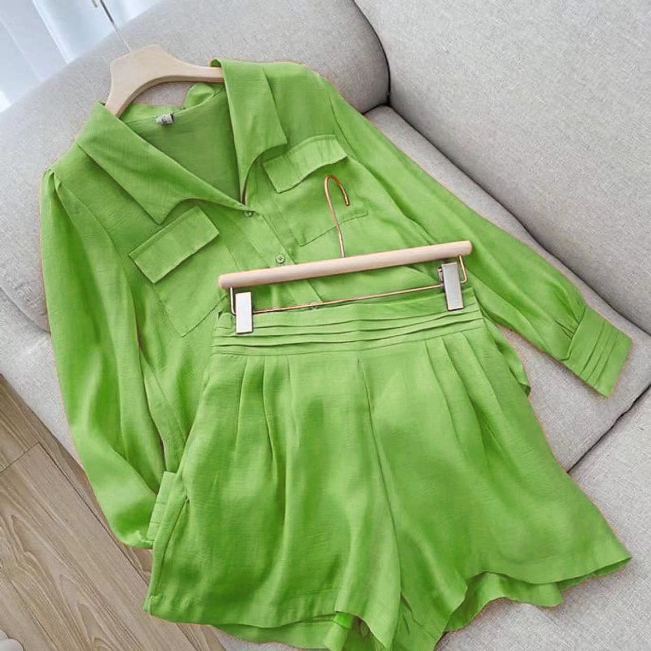 Wholesale Customized Logo High Quality Wholesale 2 Pieces loungewear women sets Blouse And Shorts women's sets 2 piece set women