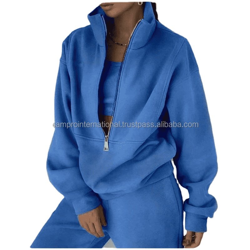 Autumn Winter jogging Women tracksuit thick fleece 100% cotton suit 2 pieces sets hoodies sweatshirt and pants suits plus size