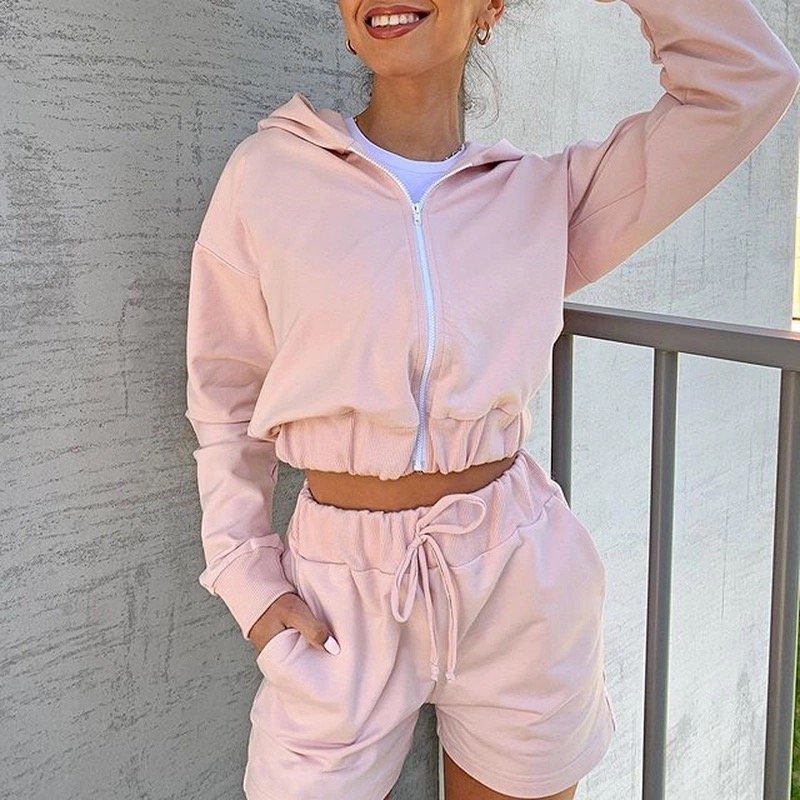 2024 Custom Embroidery Logo Embossed 3d Printing Blank Plain Pullover Sweatpants And Hoodie Set Sweatsuit Two 2 Piece Sets Women