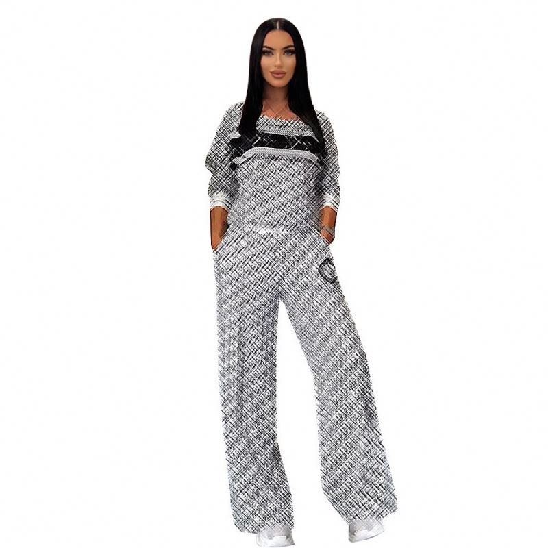 New Arrival Designer Clothes Famous Brands Trendy Boutique Loungewear Women Sets Women's Two Piece Set Women's Clothing Winter