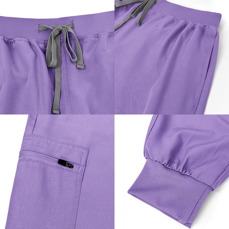 High Elastic Men women Nurse Uniform Hospital Nurse Doctor Uniform Scrub Suits Tops Jogger Pants Medical Scrubs Uniforms sets
