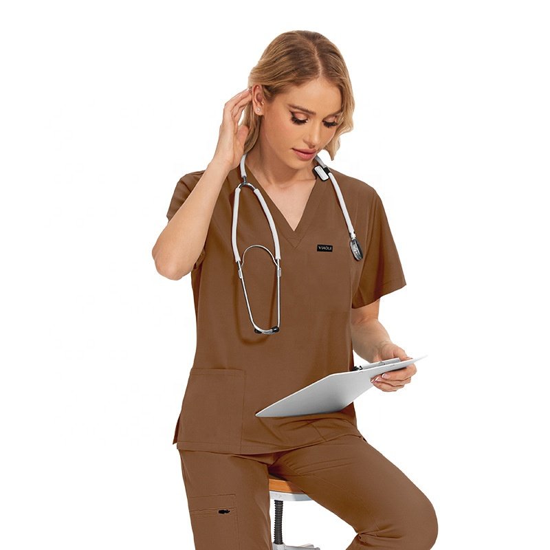 High Elastic Men women Nurse Uniform Hospital Nurse Doctor Uniform Scrub Suits Tops Jogger Pants Medical Scrubs Uniforms sets