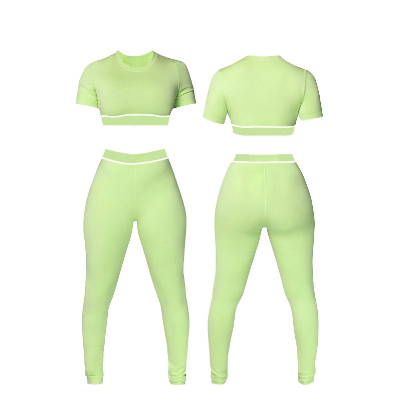 Manufacturers Custom women Clothes Loungewear Women Legging Two Piece Sets