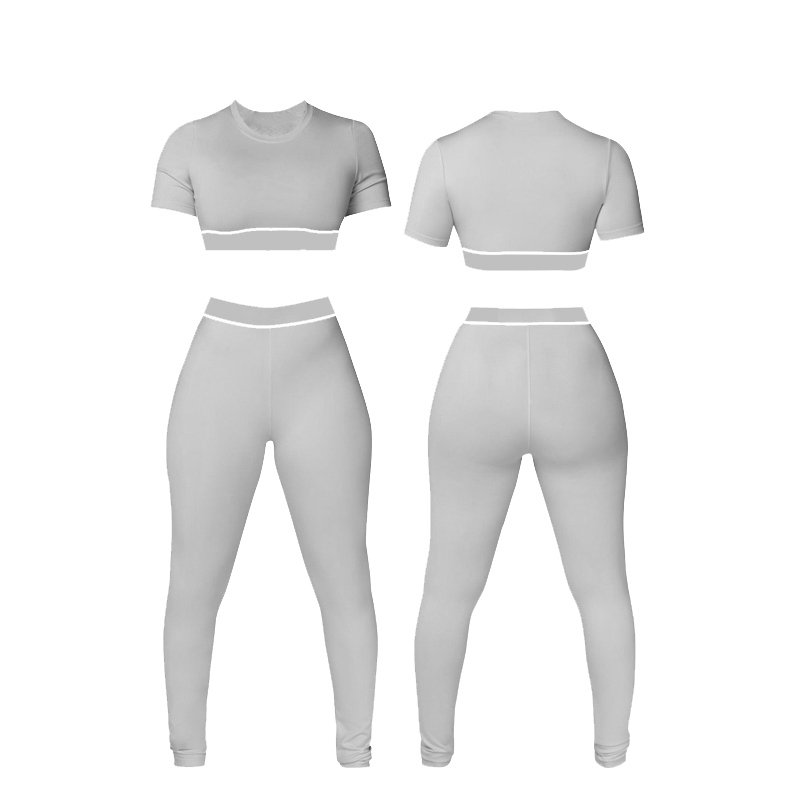 Manufacturers Custom women Clothes Loungewear Women Legging Two Piece Sets