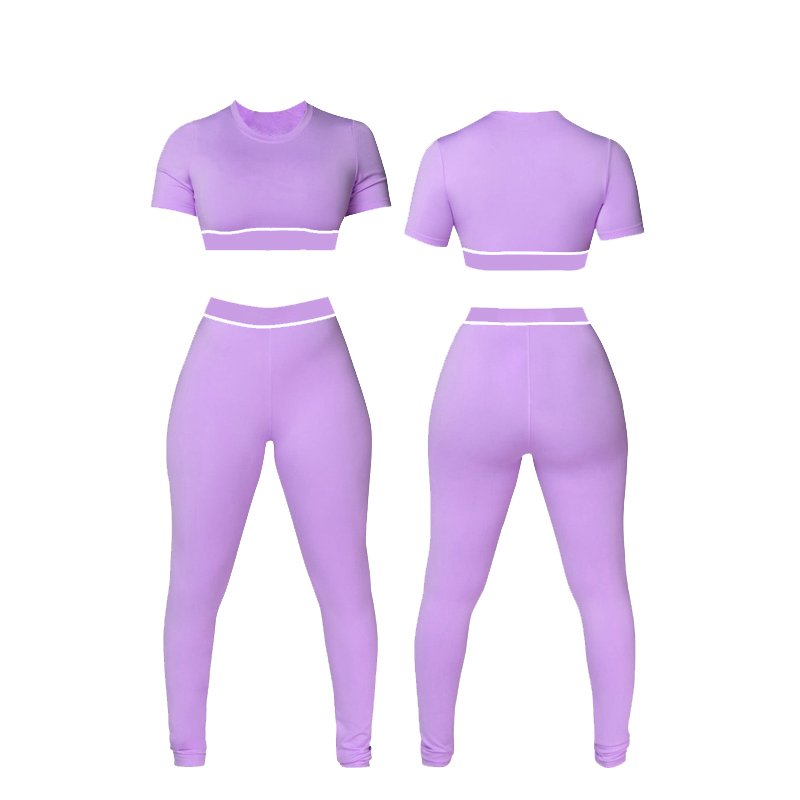 Manufacturers Custom women Clothes Loungewear Women Legging Two Piece Sets