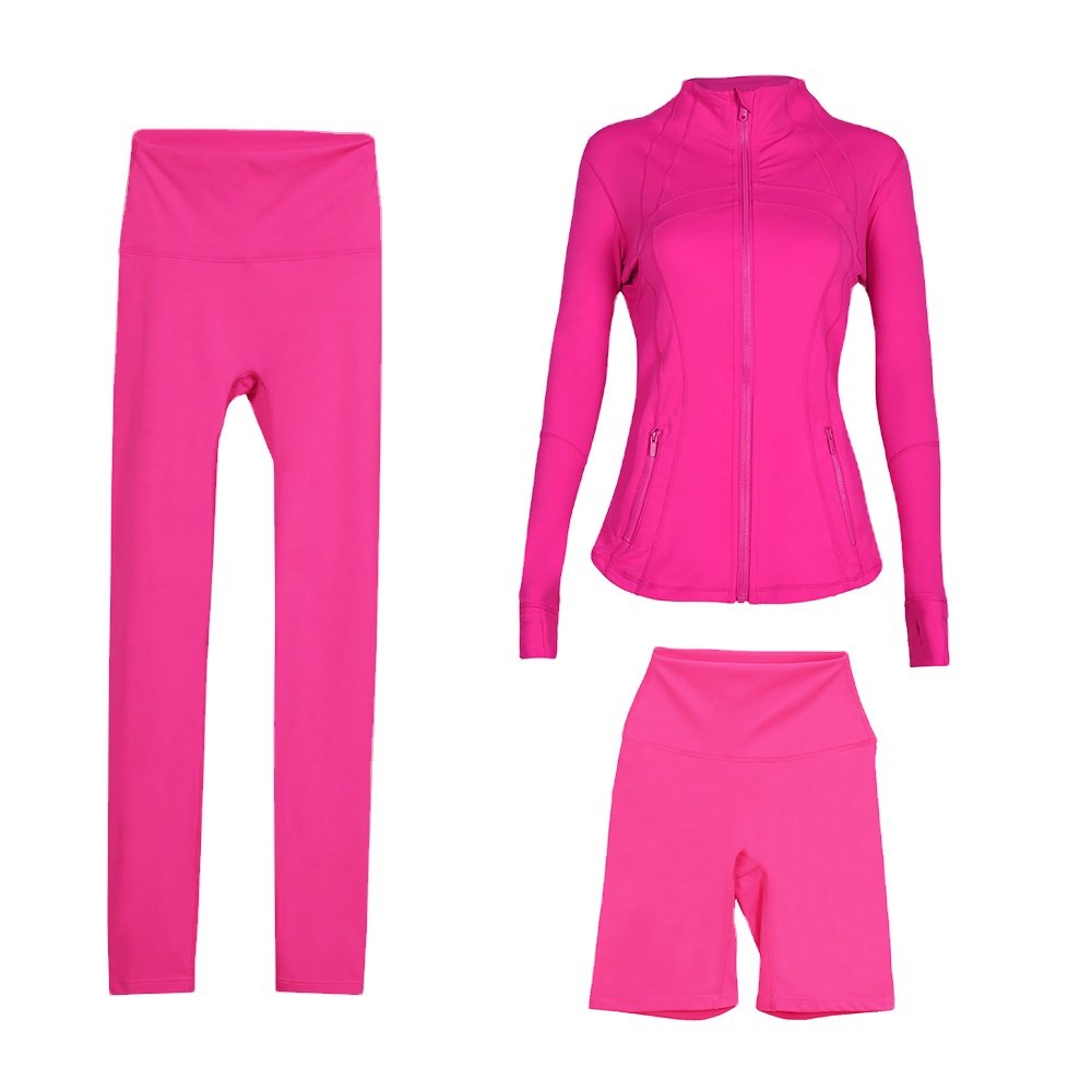 Lulu's new fall Women's Sports Outdoor Casual tight-fitting three-piece suit