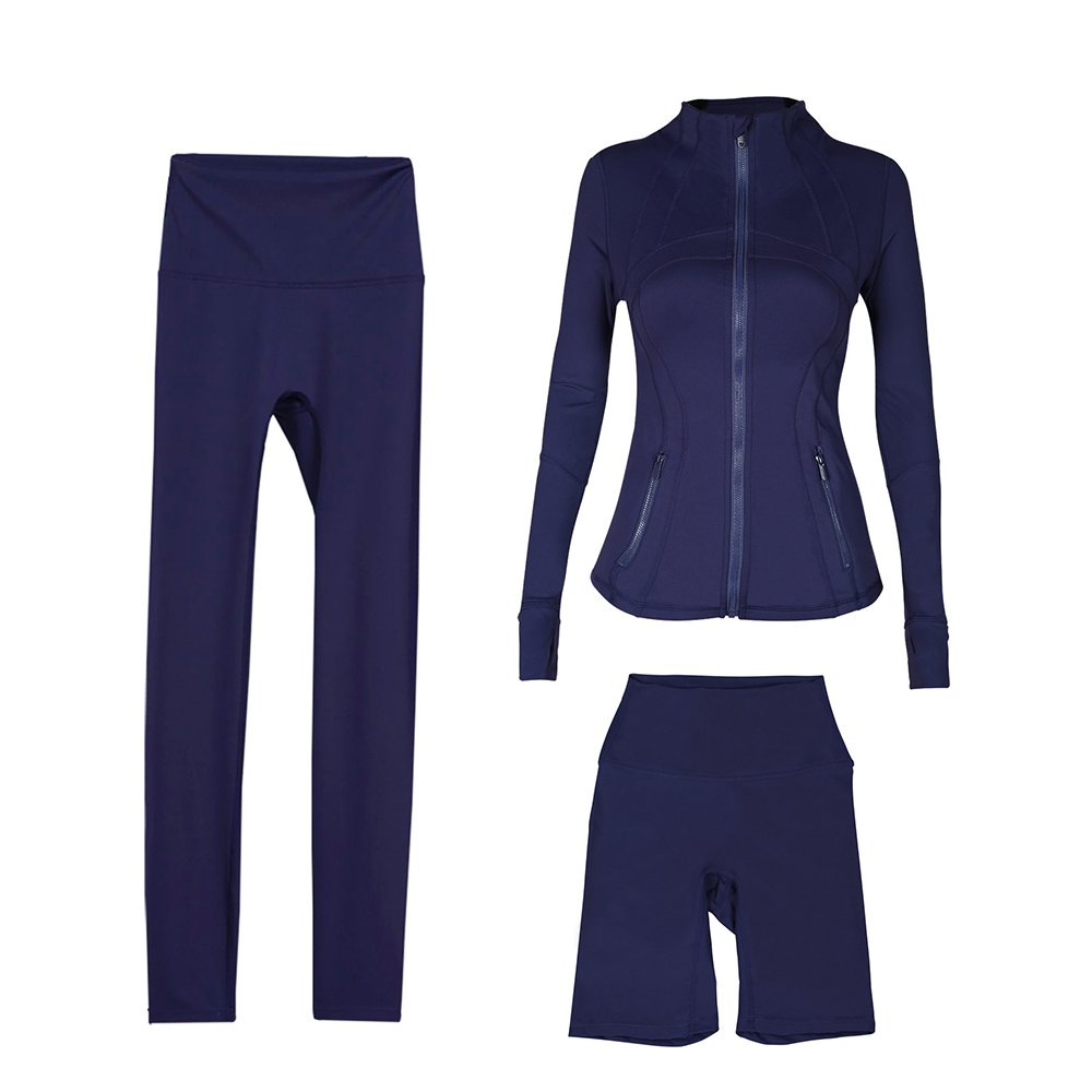Lulu's new fall Women's Sports Outdoor Casual tight-fitting three-piece suit