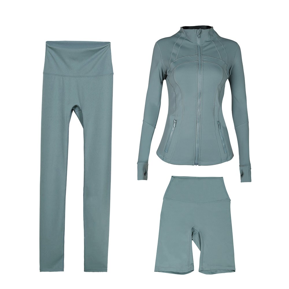 Lulu's new fall Women's Sports Outdoor Casual tight-fitting three-piece suit