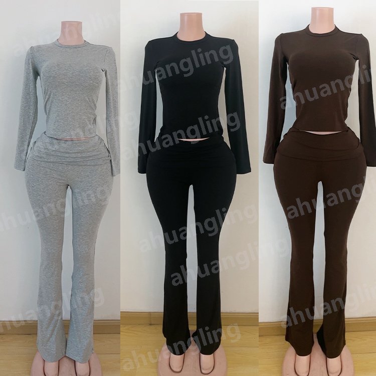 Fall 2024 Women Clothes Custom Logo Color Skinny Ribbed Shirt and Shorts Set Leggings for Women Loungewear Women's Sets