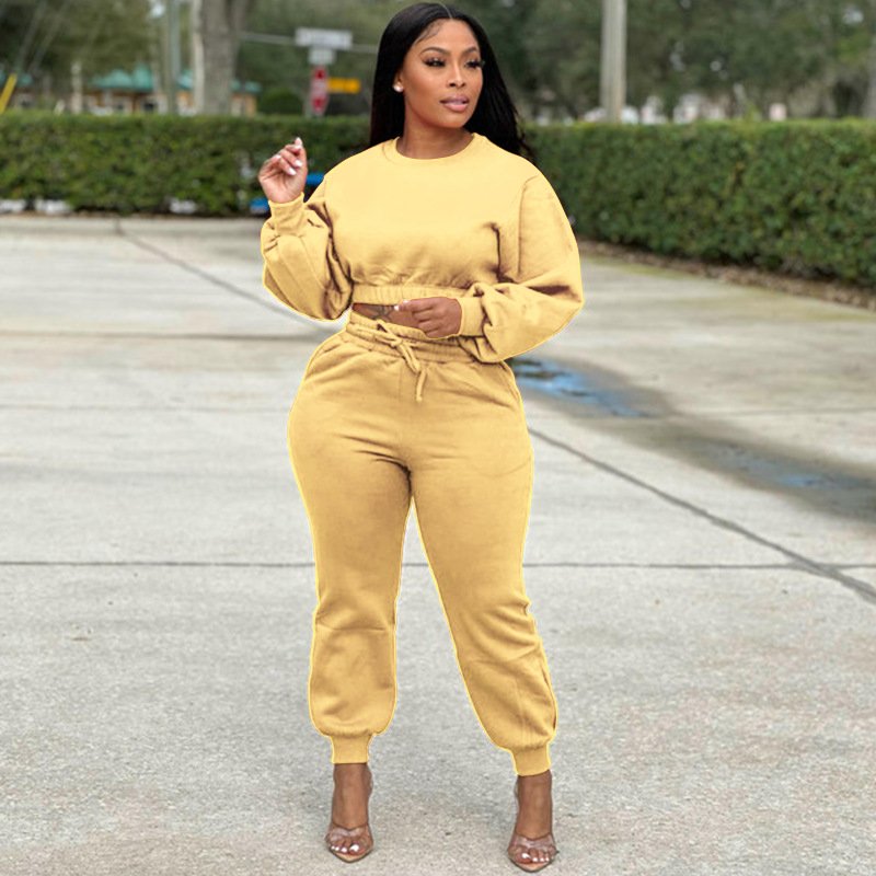 230706 Wholesale New Arrivals 2024 Fall Autumn Clothing Winter Tracksuit Gym Women 2 Piece Sets