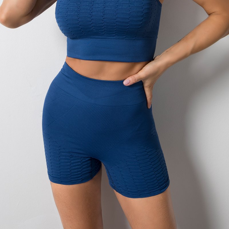 Women Yoga Shorts High Waist Running Gym Workout Yoga Shorts Spandex Athletic Short Pant