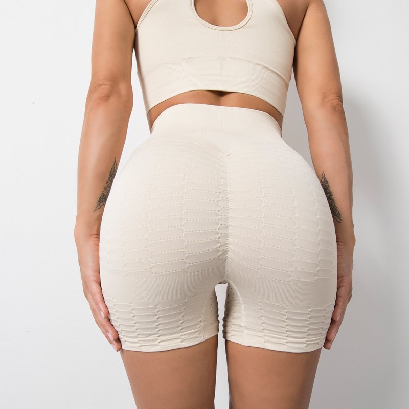 Women Yoga Shorts High Waist Running Gym Workout Yoga Shorts Spandex Athletic Short Pant