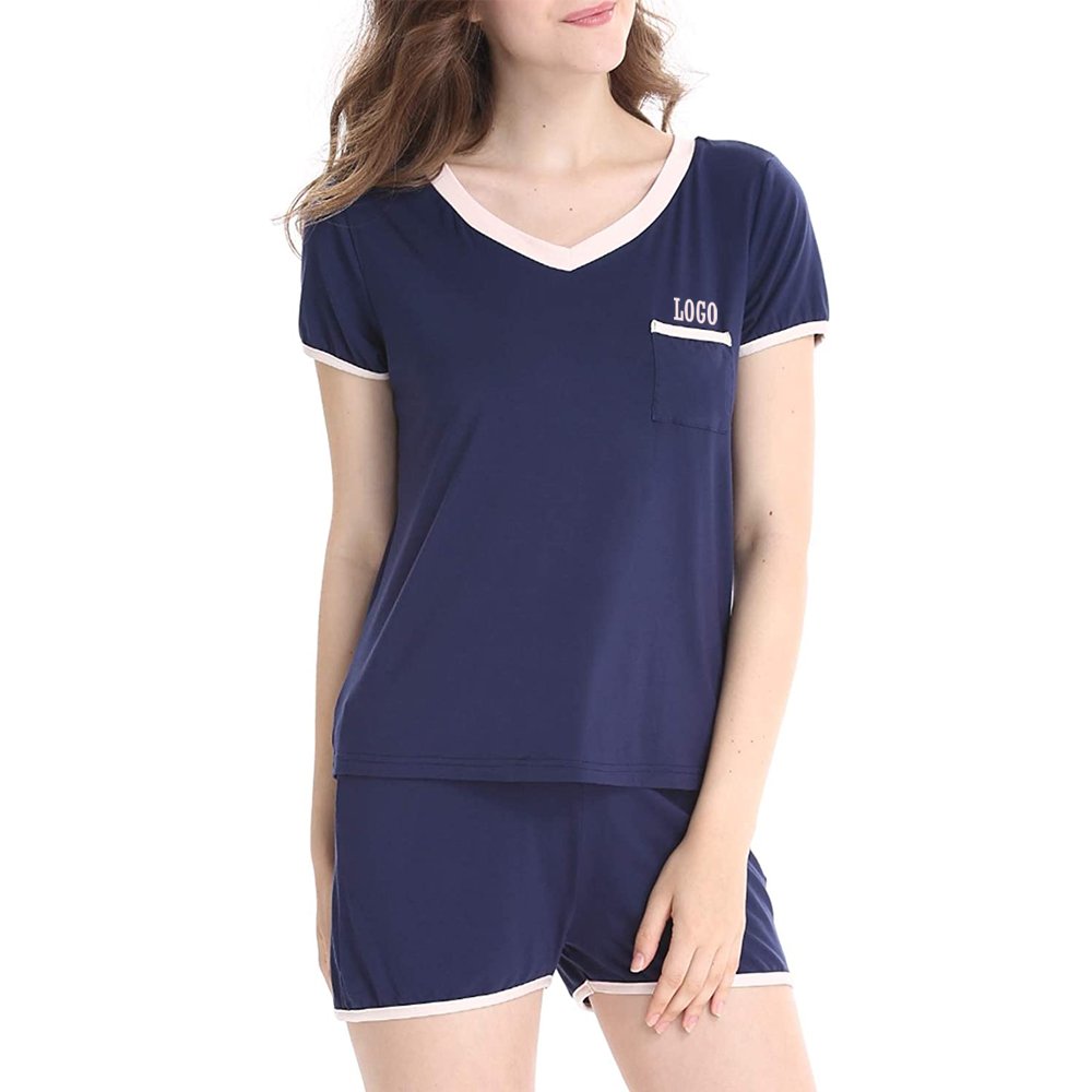 Plain color women twin sets summer season women twin set | High Quality Made print casual women two 2 piece short twin set