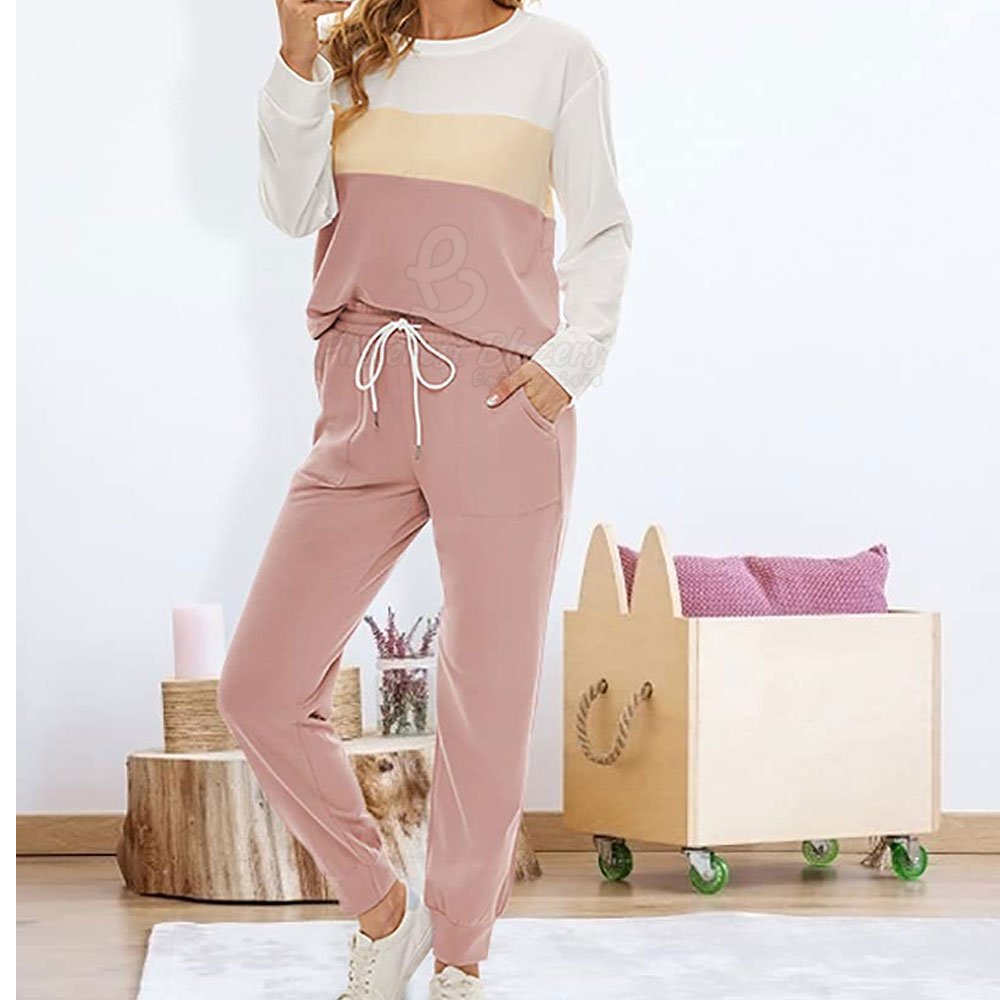 High Quality Oversized Jumper Knitted Winter Autumn Female Pullover Tops And Trousers