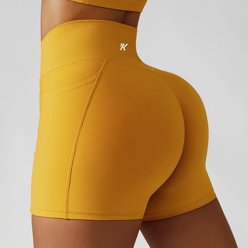 ribbed two piece gym fitness clothing custom crop tank top plus size workout sports high waist shorts active wear women yoga set