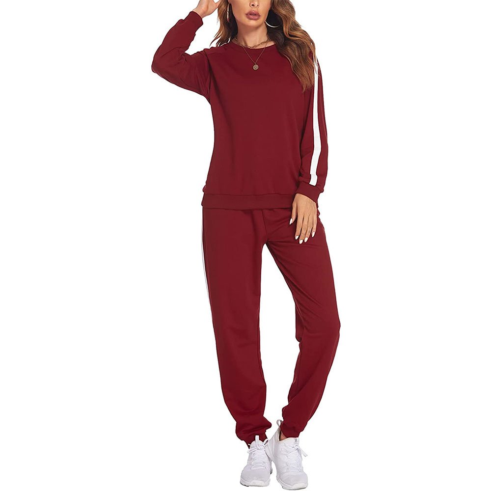 Free Sample Custom Logo Tracksuit Crop Tops Sweatshirt and Jogging Sweatsuit 2 Piece Set Women Velvet Tracksuits for Women