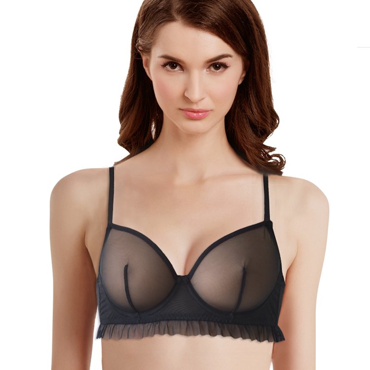 Wholesale customization Latest sexy transparent lingerie women's underwear lace bra and panty sets luxury bra & brief sets