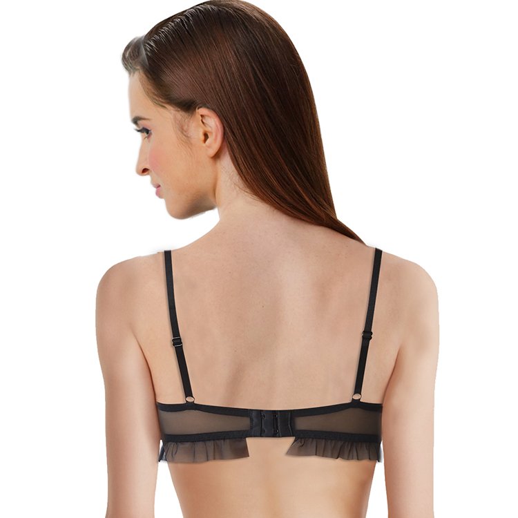 Wholesale customization Latest sexy transparent lingerie women's underwear lace bra and panty sets luxury bra & brief sets