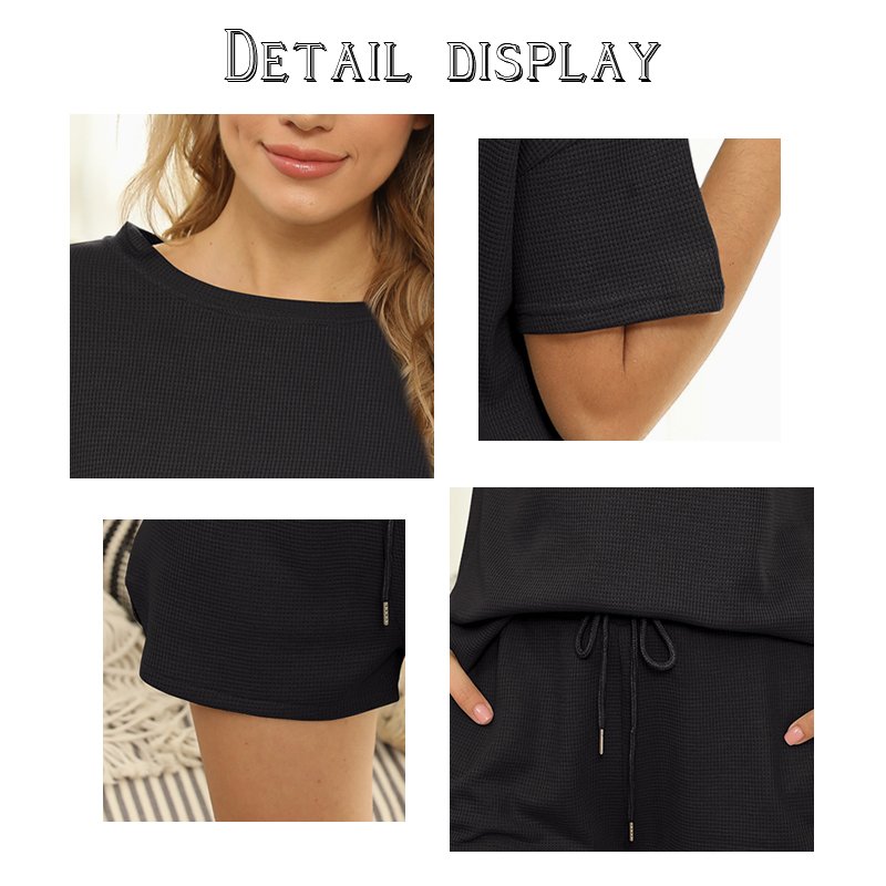 High quality best sell custom women's set Satin Pajama Short Sleeve Shorts comfortable Two Piece Set