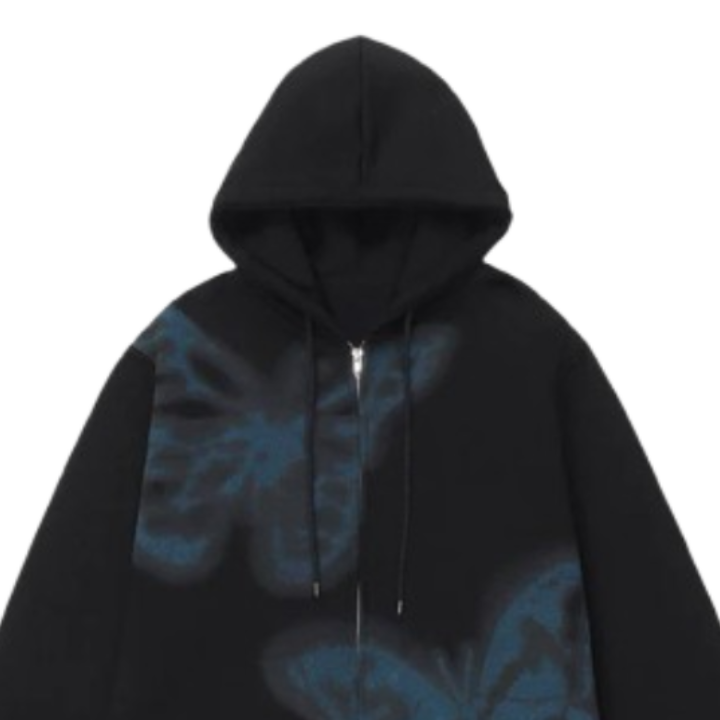 NO MOQ custom print 100% Cotton regular fit zipper hoodie