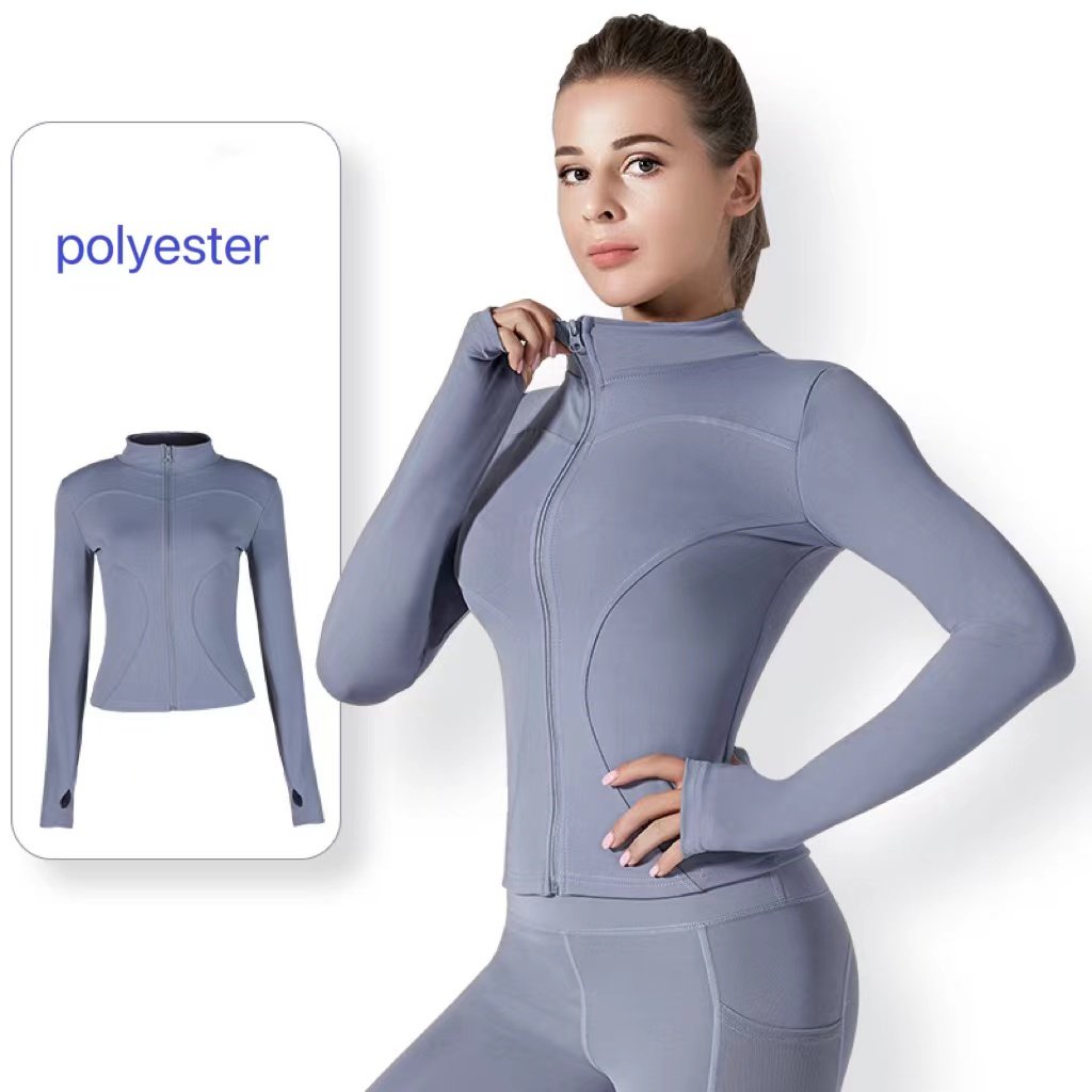 polyester tracksuit women's jacket and jogger legging 2 two piece set women clothing Fall Winter workout set for women gym wear