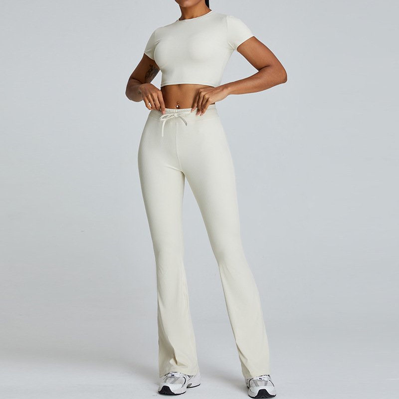 PASUXI 2024 New Fashion Active Wear Set Gym Fitness Running Yoga Sport Wear Baggy Pants Women Workout Yoga Sets Women's Sets