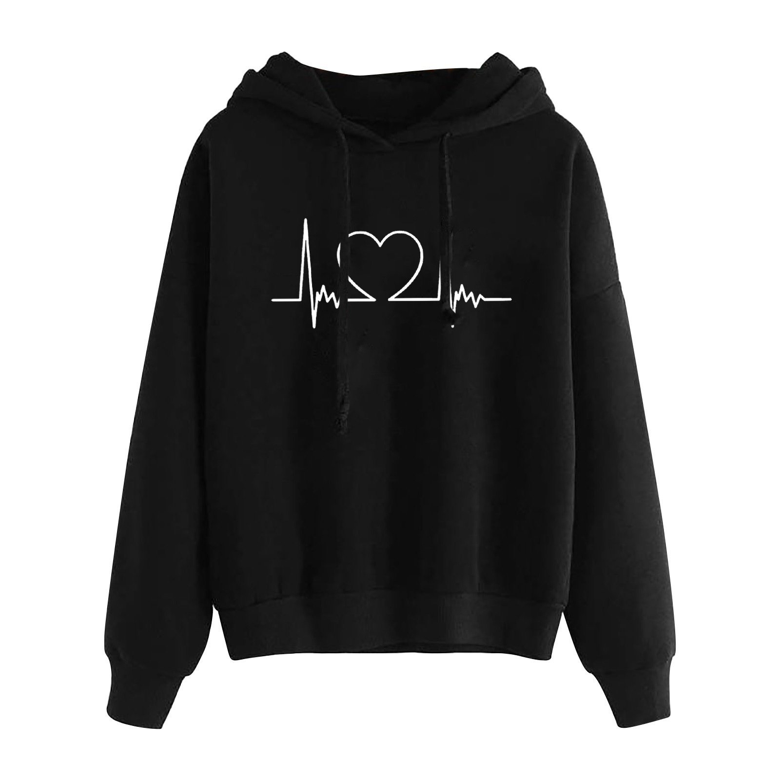 Best 2023 2023 Fashion Print Casual Customized Love Print Hoodie Autumn Winter Women's Hoodies Long Sleeve Clothing