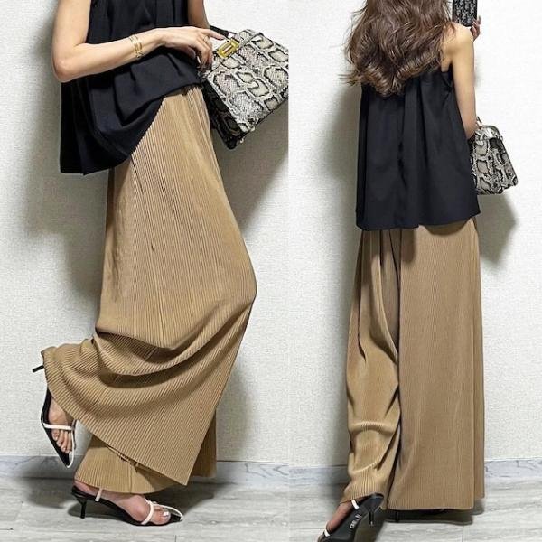 Boutique Wholesale 2024 Summer New Round Neck Sleeveless Loose Fitting Shirt Wide Leg Pants Women's Set