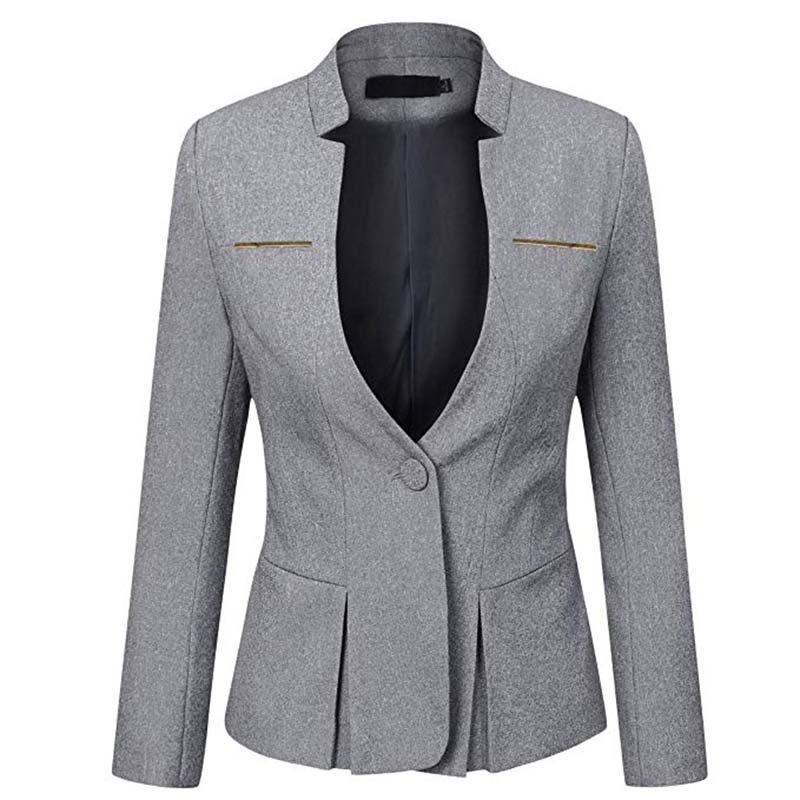 Ladies Office Wear Suit Slim Fit Two Pieces Sets Suit Modern Women Business Suits