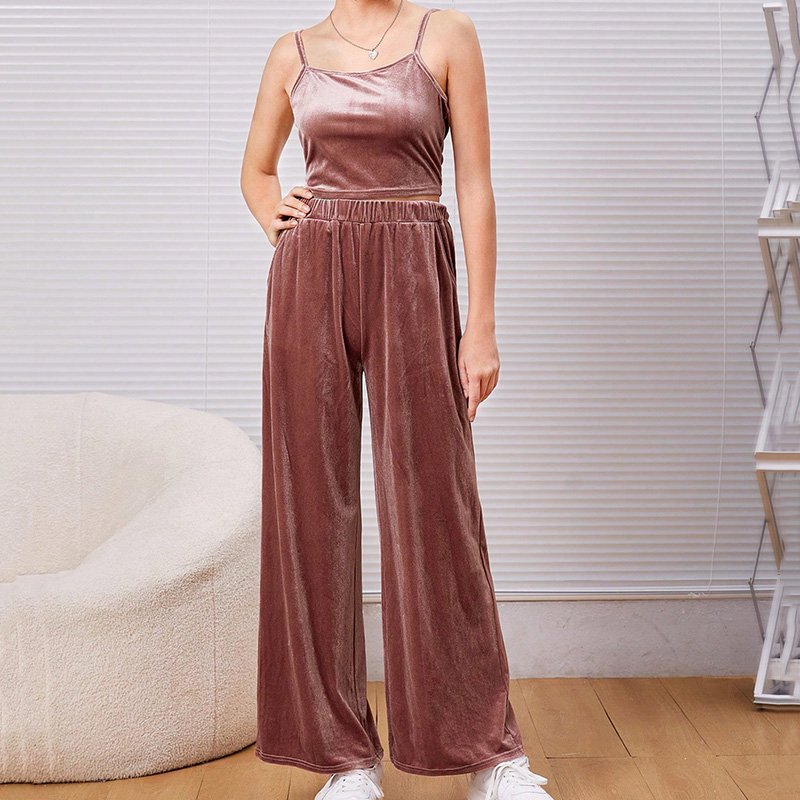 Womens clothing Casual Two Piece Pants Set Women Brand fall two, piece sets for women sexy two piece outfits/