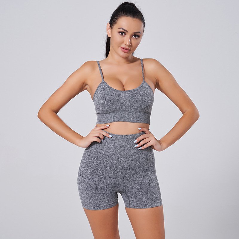 Seamless Women's Sportswear Yoga Set Workout Clothes Athletic Wear Sports Gym Legging Fitness Bra Yoga Suits